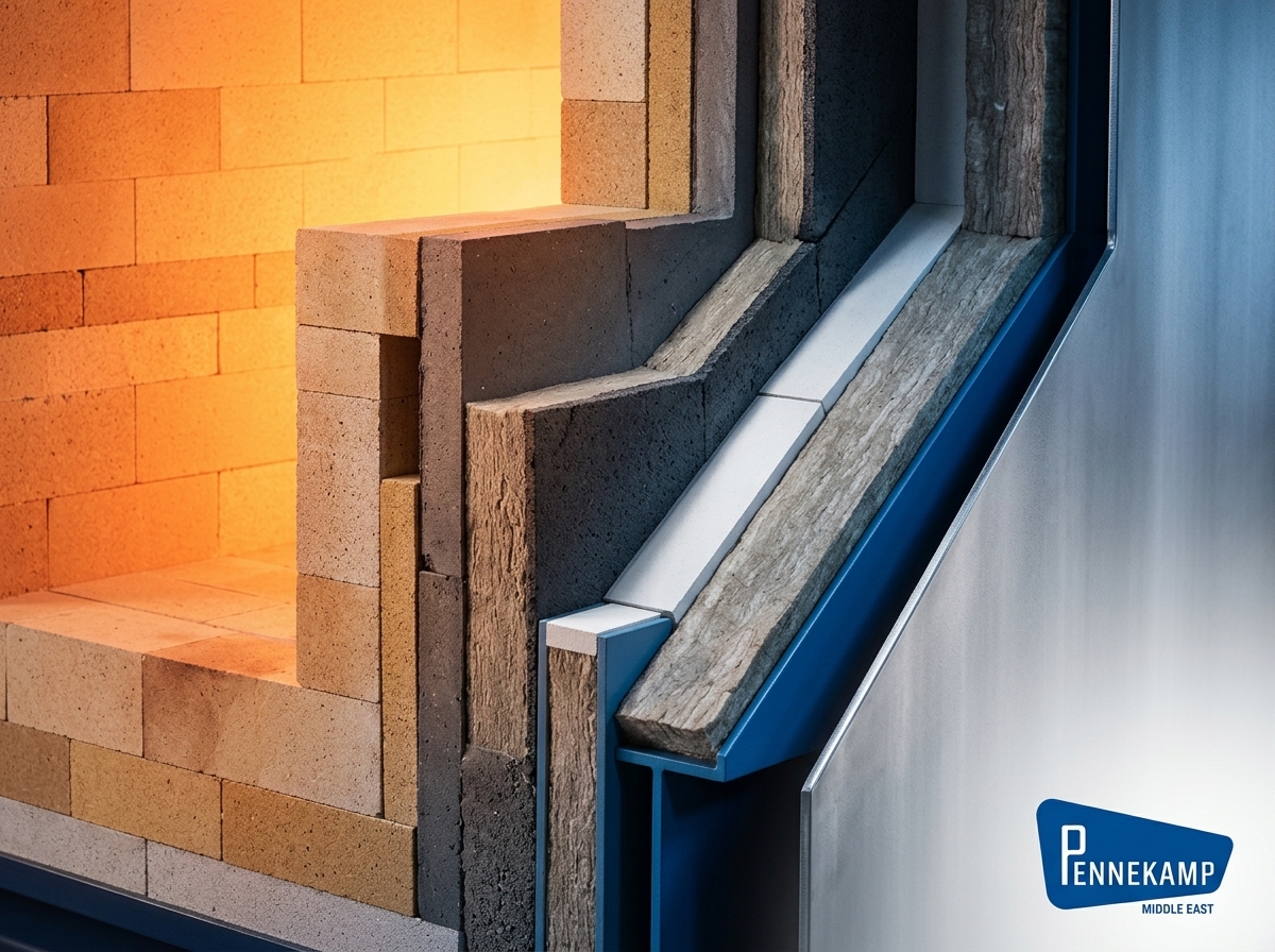 Case Study: Optimizing Heat Transfer in a Metallurgical Furnace with Refractory Materials — supporting illustration