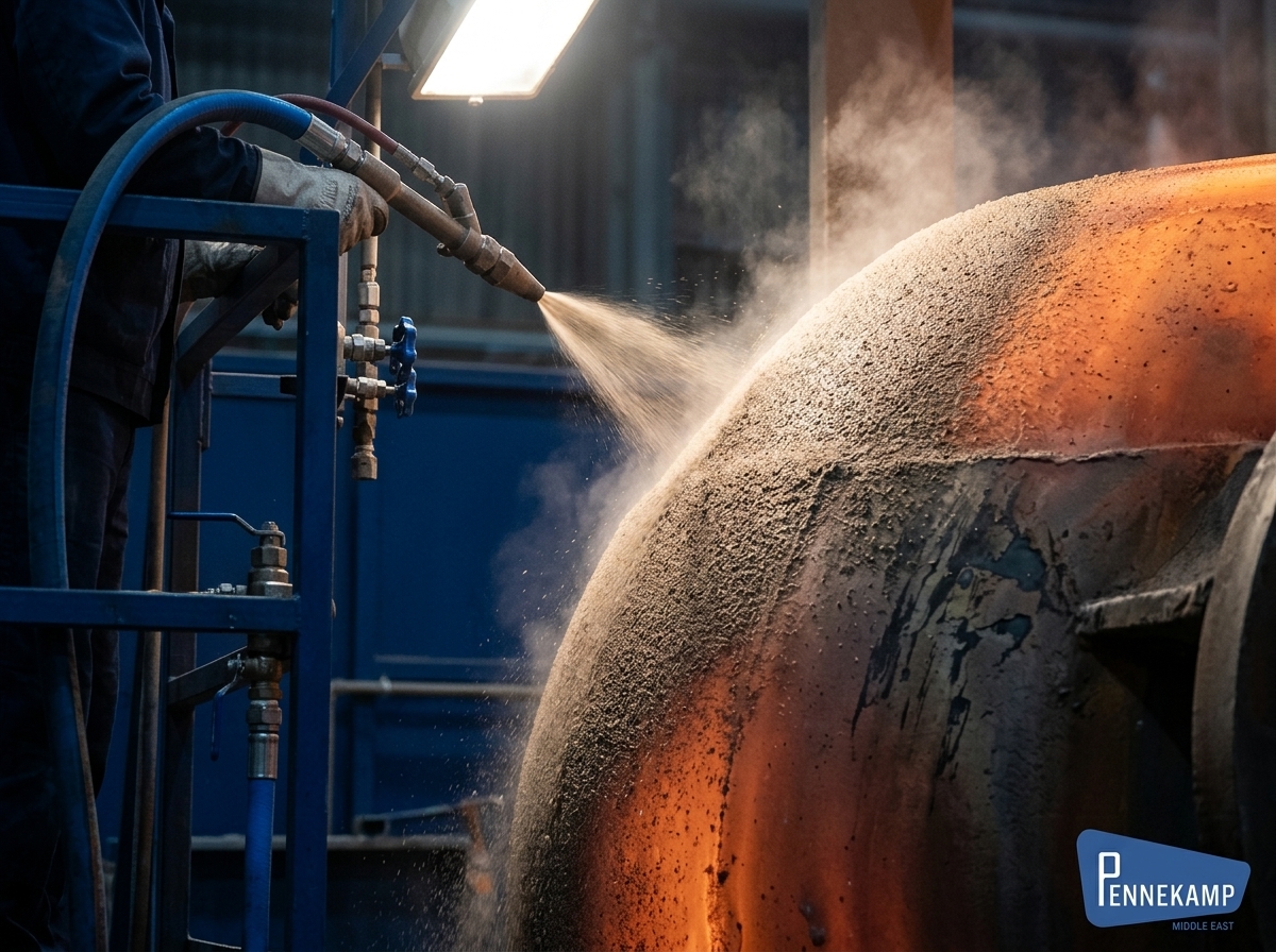 Hot Spray Mixes for Charge Ladles: Fast Maintenance, Strong Adhesion, and Better Campaign Control — supporting illustration